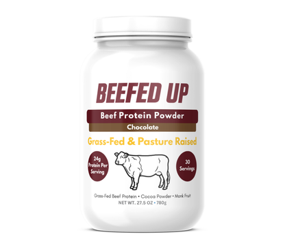 Beefed Up™ - Chocolate Grass Fed Beef Protein Powder