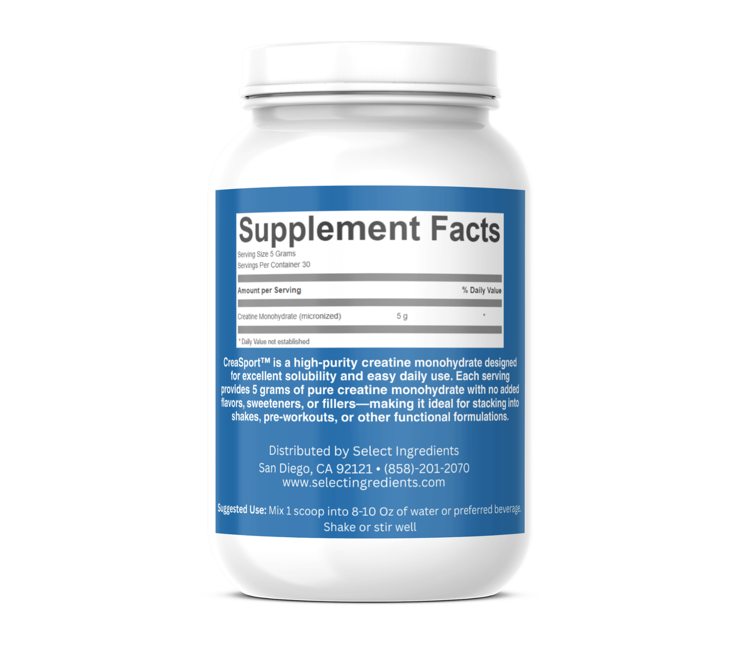 CreaSport™ - Micronized Creatine Monohydrate