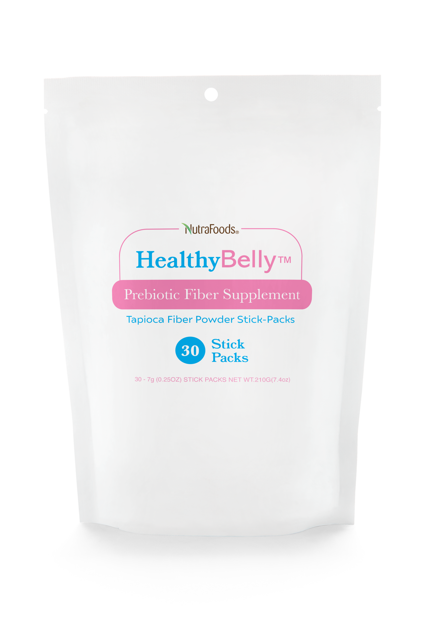 HealthyBelly™ Prebiotic Fiber Supplement Stick Packs - 30 Servings